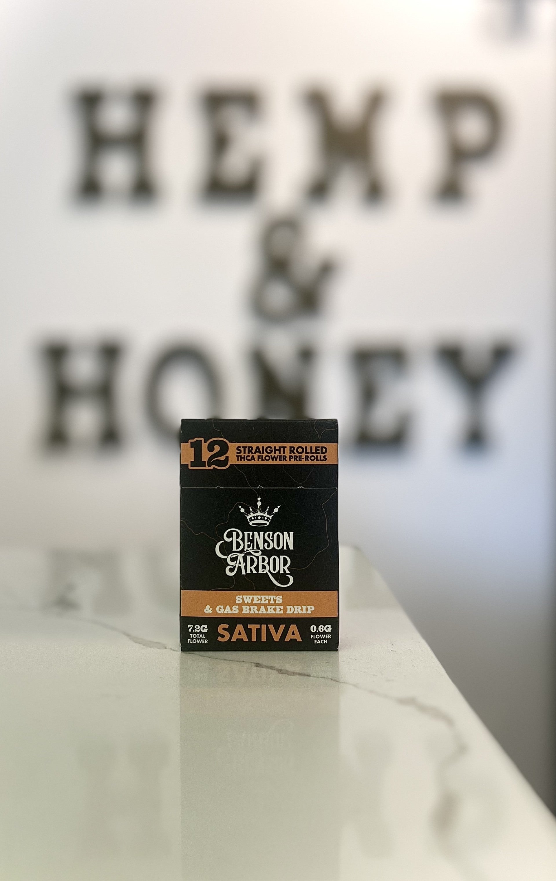 Benson Arbor Sweets & Gas Break Dip THCa Pre-Rolls – 5-Pack Sativa