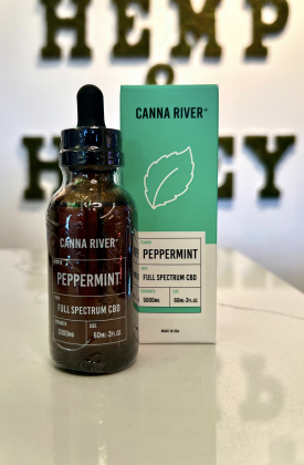 Canna River - Peppermint Tincture 2500mg | Hemp & Honey